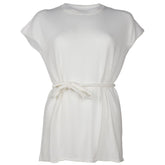 Alpha Studio White Cotton Dress -   -  Alpha Studio.
